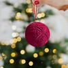 9Pcs Velvet Christmas Ball Ornaments Retro Shatterproof Baubles Elegant Winter Holiday Decorations for Home Indoor Outdoor Celebration