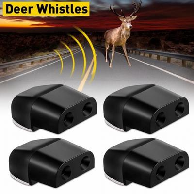 4X Deer Whistles Animal Sonic Alert Wildlife Warning Device Car Safety Accessory