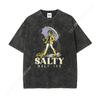 No Ice Shirt Stay Salty Melt Ice Pro Immigration Abolish Ice Shirt Anti Ice Political Shirt Oversize Unisex Washed Tshirt