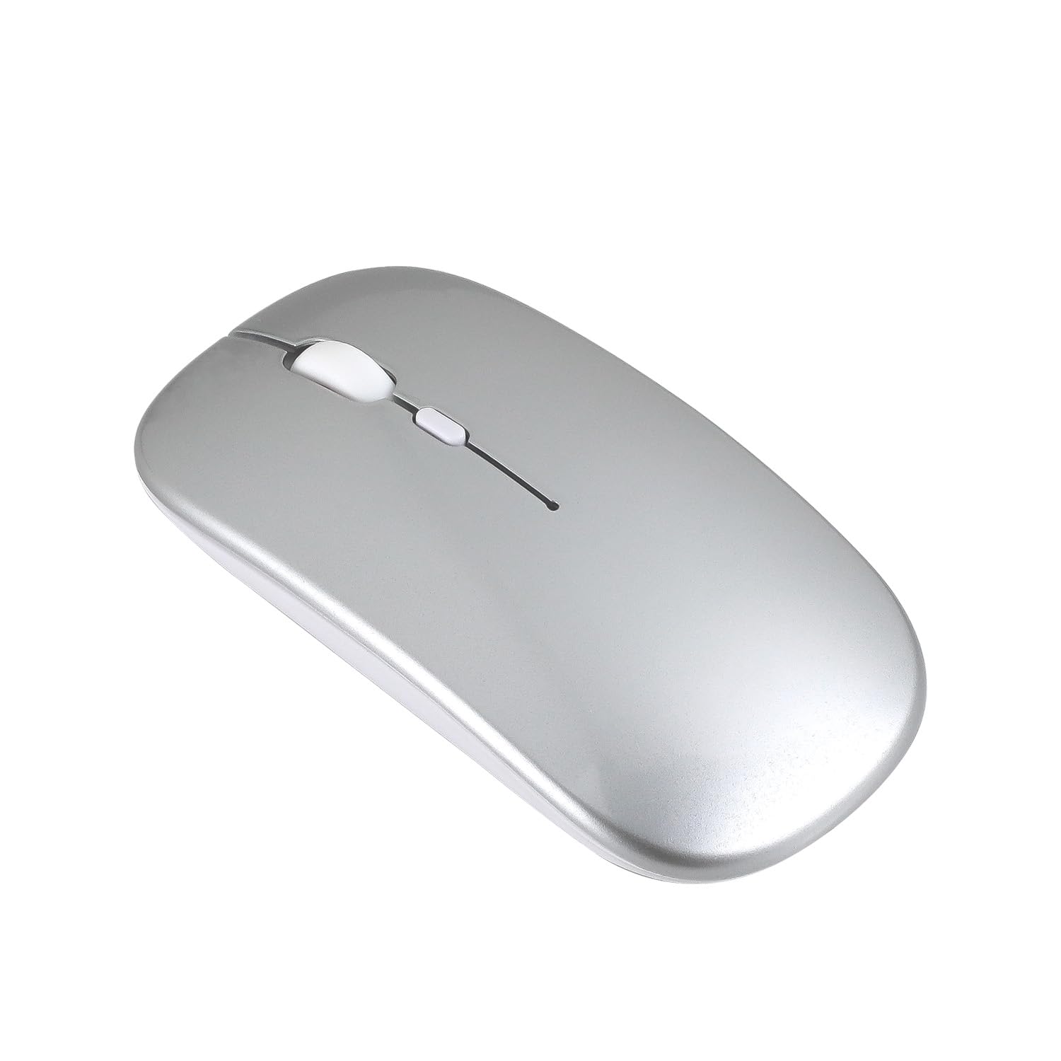 

3R Бездротова миша, Перезаряджувана, Тиха, Легка, Тонка, З перемикачем DPI, Компактна, для столів і комп ютерів (Срібло)
