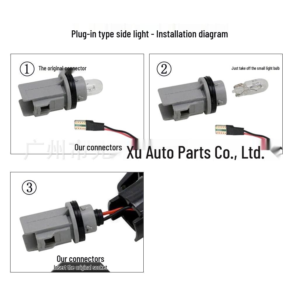 LED Dynamic Turn Signal Side Marker Light for Land Rover Discovery 2, Defender, and Freelander