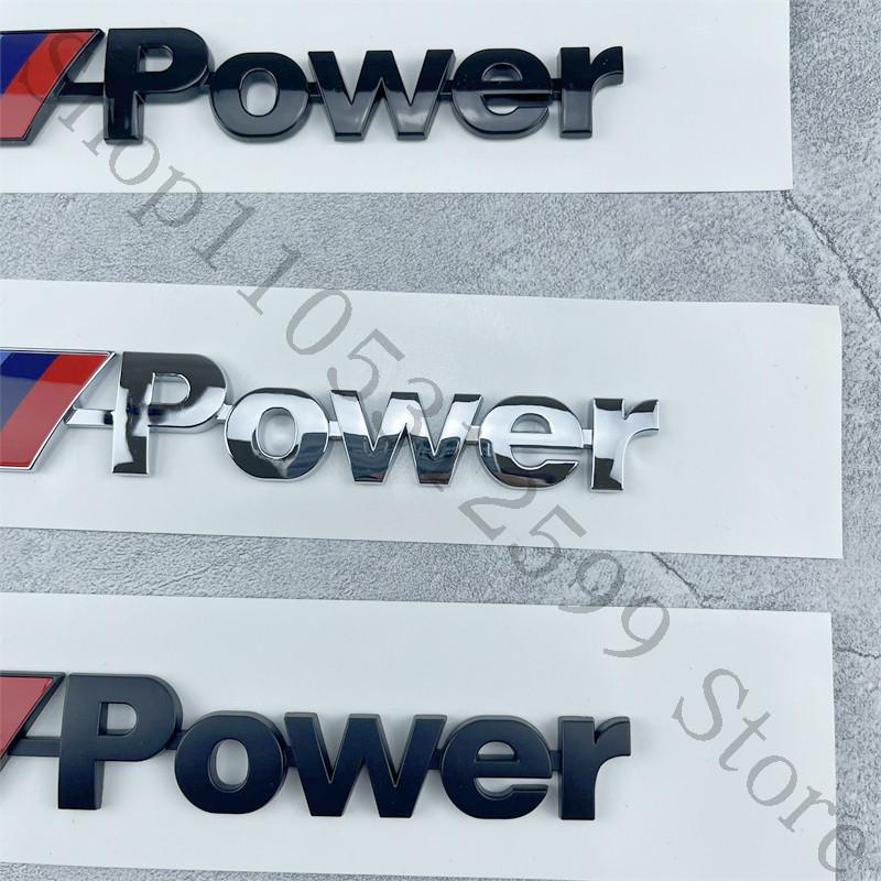 For BMW M Power Emblem G20 G28 G61 G60 F36 G12 M Sport Package, High-performance Badge Rear Emblem, X1 X3 X5 X6 Sport Car Emblem