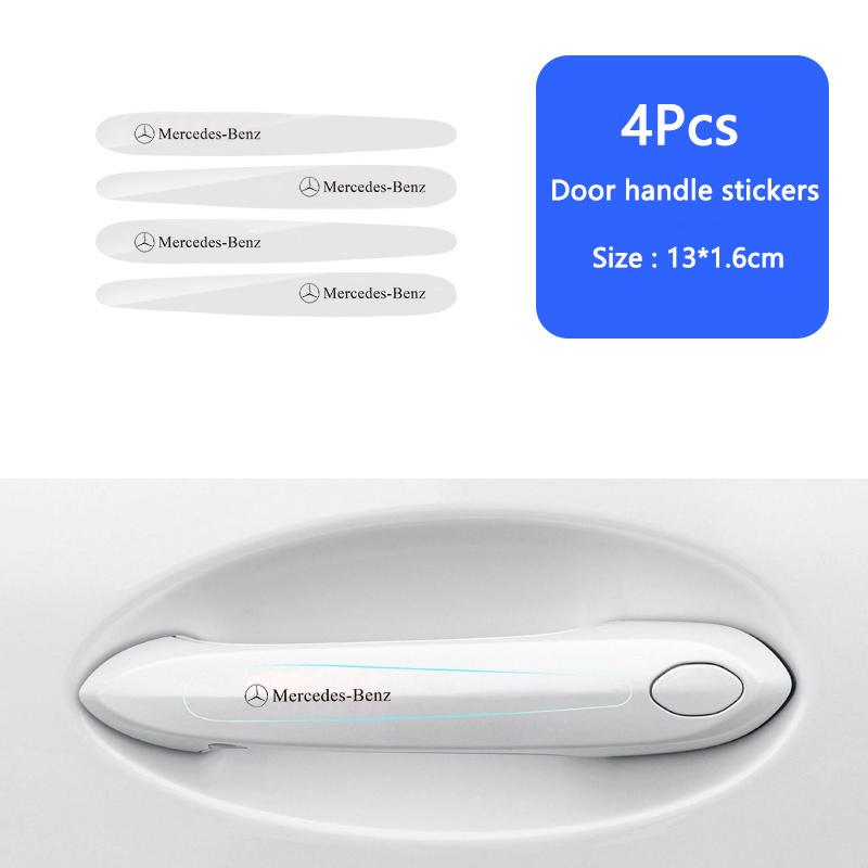 

GLC GLB Car Door Bowl Film Transparent Handle Sticker Protector Cover For Mercedes Benz AMG W203 W206 W220 W205 W211 W212 W201