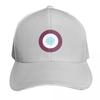 Burnley Mod Target Baseball Cap Casual Daily Wear Quick Dry PerforUnisexce Cotton Twill Breathable