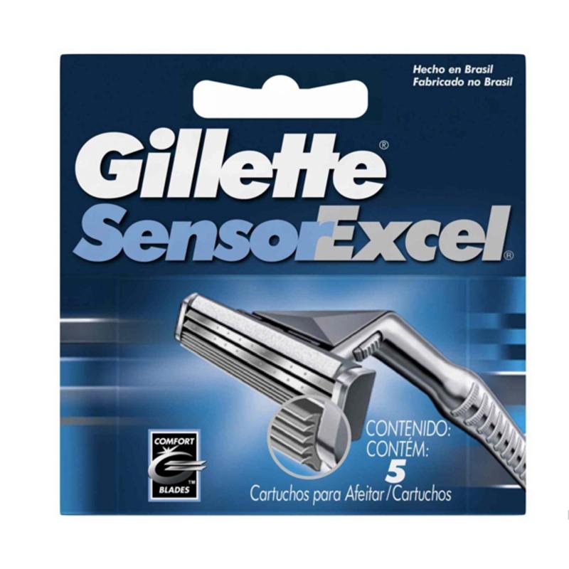 

Запасные лезвия для бритвы Gillette Sensor Excel (5 единиц)