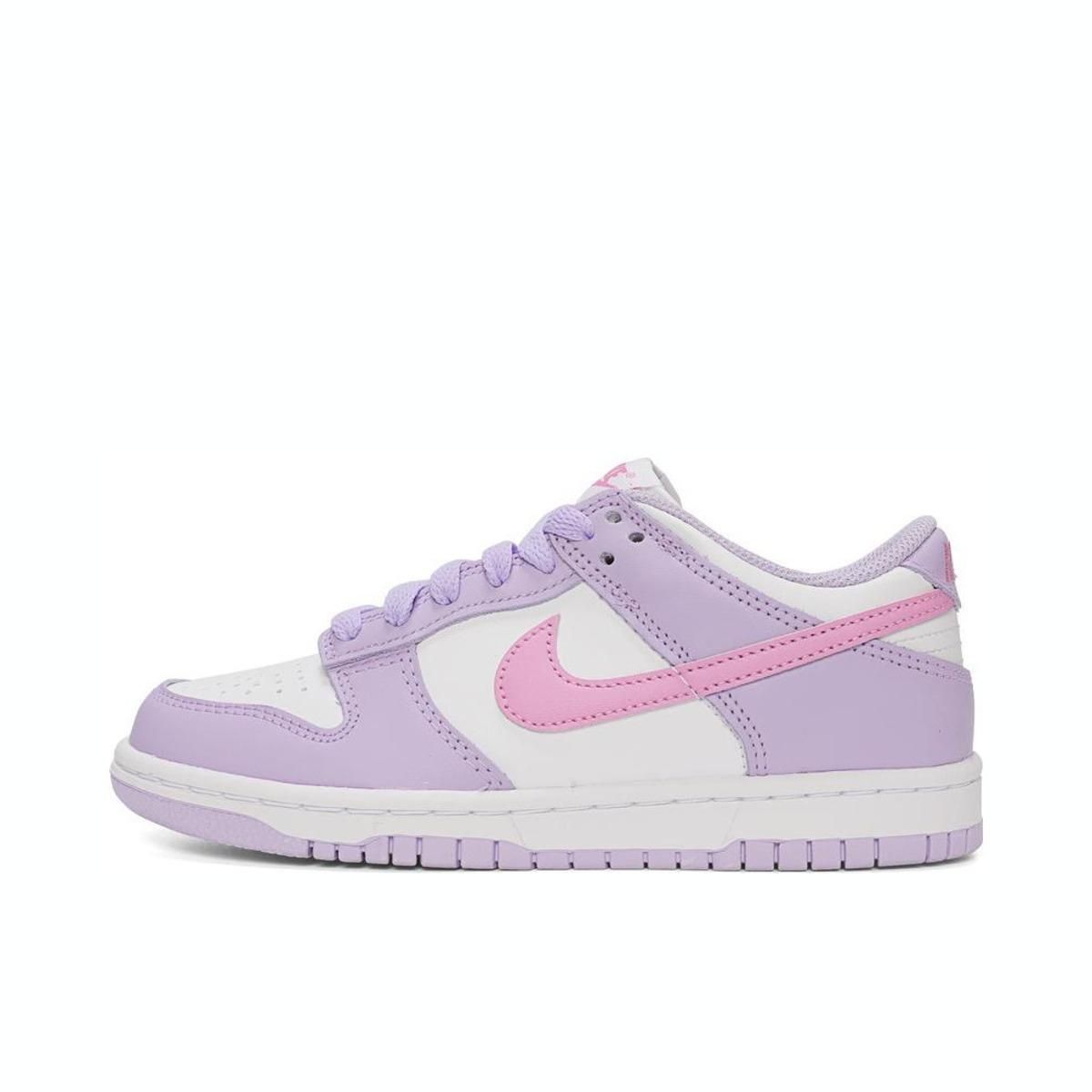 

Nike Synthetic Leather Dunk Low Classic Comfortable Low Top Casual Shoes Kids sneaker Purple HQ69342231-45 36.5