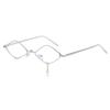 New Parallelogram Retro Full Metal Frame Sunglasses Punk Hip Hop Pendant Sun Glasses UV400 Fashion Shade