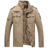 Winter Fleece Thickened Large Size Men's Jacket Cotton Casual Jacket