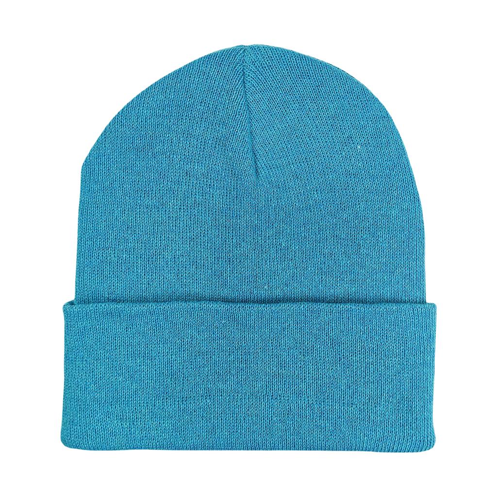 Custom Plain Knit Beanie Soft Winter Hat with 58 Colors Ready Stock Embroidery Logo