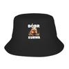 Bobr Kurwa Meme Bucket Hat for Men Women Beach Funny Beaver Field Hat Trendy Packable for Hiking Fishing Fisherman Cap Panamka