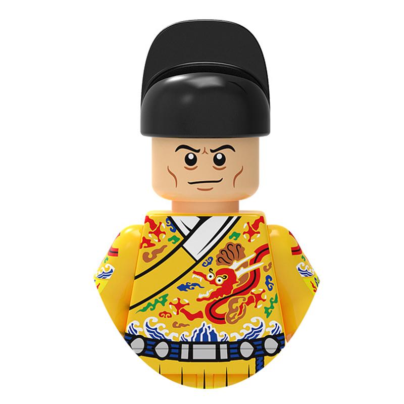 China Ancient Ming Qing Dynasty Soldiers Officials Series Jinyiwei High-Grade Civilian Emperor Building Blocks Kids Mini Brick