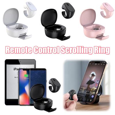Controle Remoto Bluetooth 5.3 para Dedo Rolagem de Dedo Para Tiktok Controle Remoto Celular Controle Remoto de Vídeo Bastão de Selfie Obturador