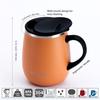 GRANDTIES Premium Vacuum Insulated Mug, 460ml, Available in 19 Colors, with Easy-Open Sliding Lid, Stainless Steel Double-Wall Vacuum Insulation, and