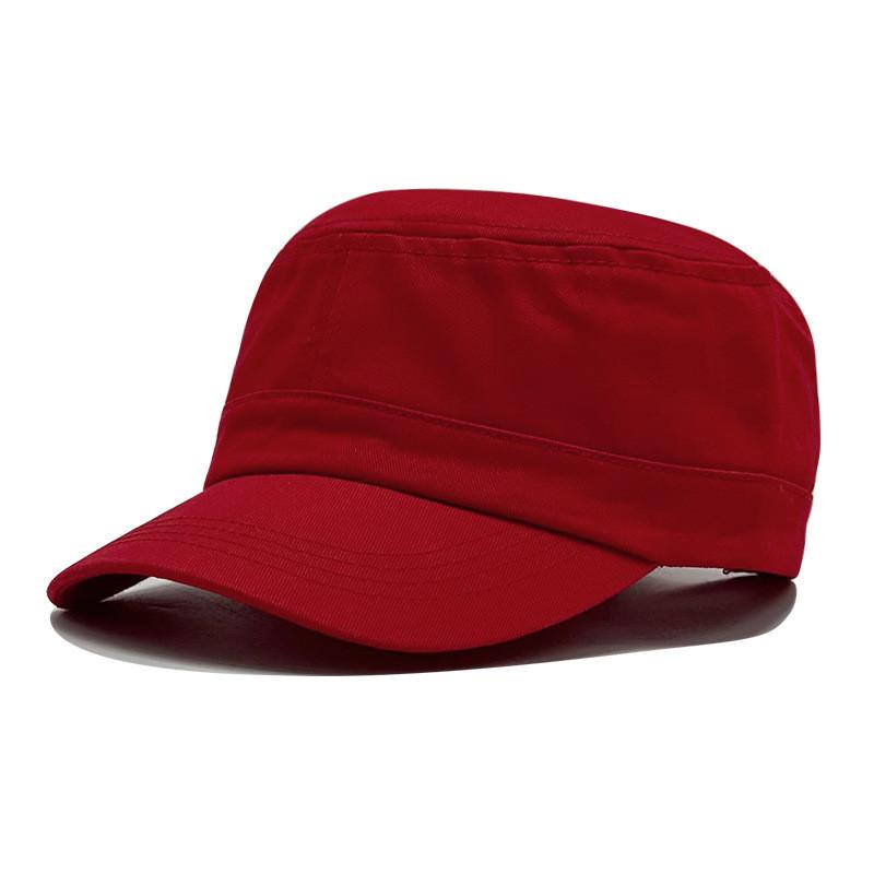 Solid Color Simple Casual Neutral Cotton Duckbill Cap For Daily Use Outdoor