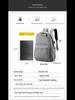 Cross-Border Casual Fashion USB Charging Backpack | High-End Trendy Commuter Bag with Custom Printing