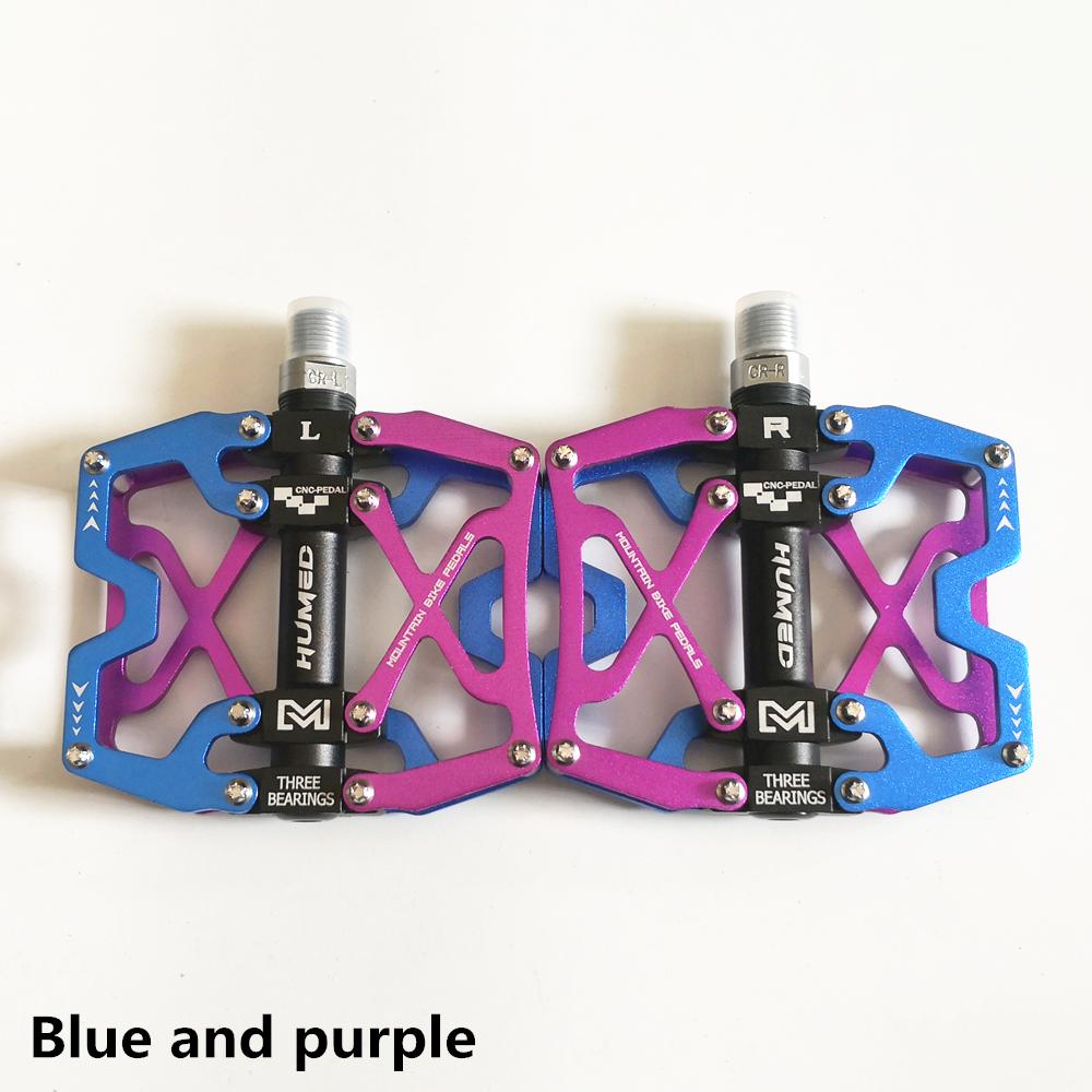 2021 New Wide Flat Mountain Road Cycling Bicycle Bike Pedal 3 Sealed Bearings 9/16 MTB BMX Pedals 5 Colors Available