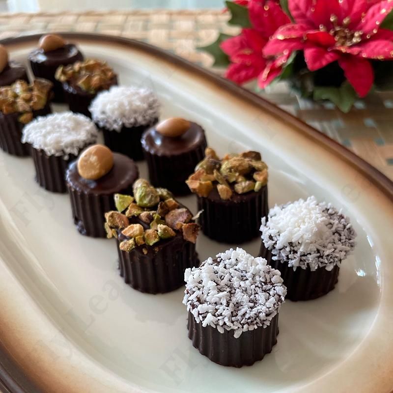 30-58 Chocolate Mould Handmade Candy Jelly Pudding Mold Flower Heart Shape Silicone Moulds Baking Tool