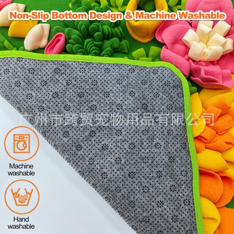 Interactive Scenting Mat Rabbits Small Pets - Foraging Toy Slow Feeding Stress Relief Non-Slip Washable