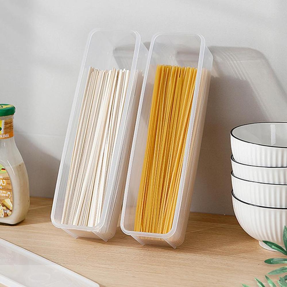 Küche Nudel Spaghetti Container Haushalt Getreide Erhaltung Lagerung Box Mit Abdeckung Spaghetti Box Küche Lebensmittel Container