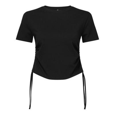 Womens/Ladies Ruched Crop Top