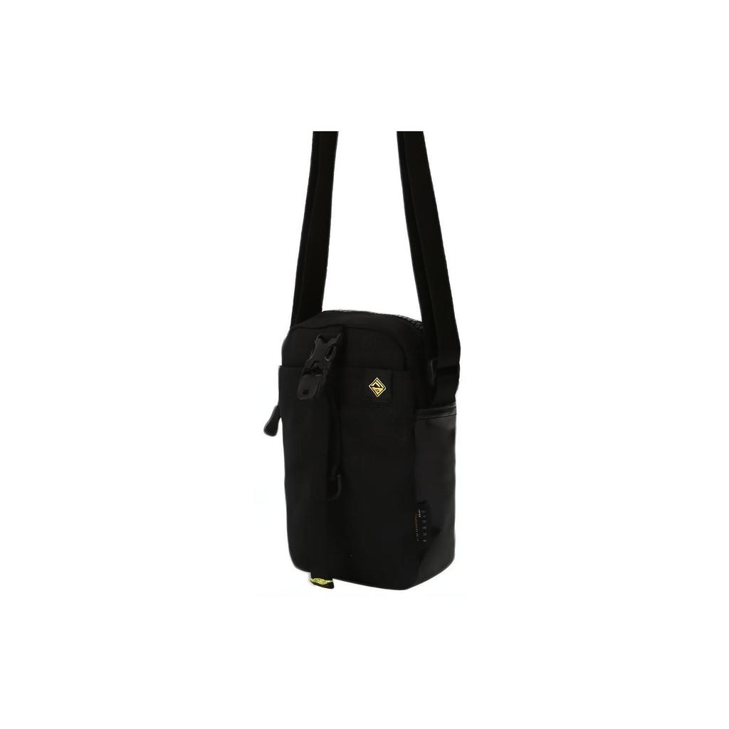 Converse Solid Color College Style Nylon And Polyester Small Square Shoulder Bag Crossbody Bag Unisex bags Black 10020230-A01