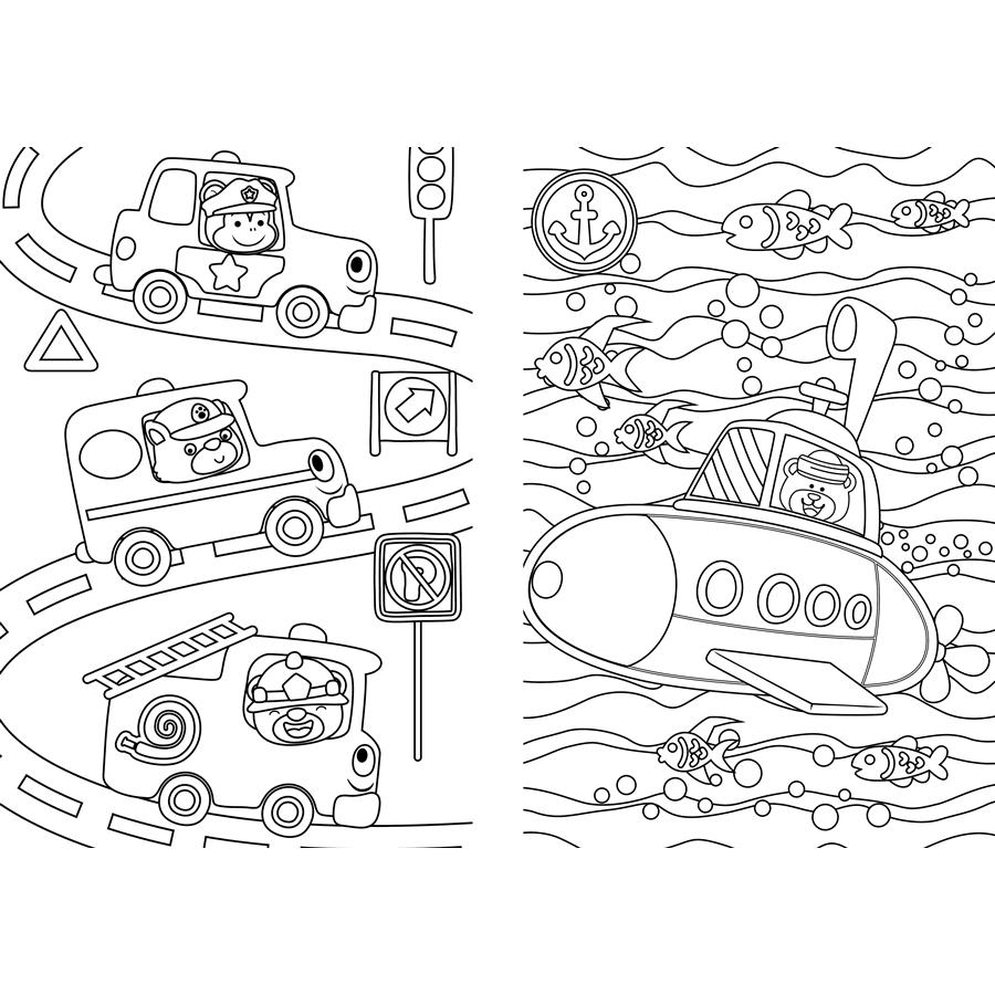 100+ Coloring Pages For Boys Coloring Book Educational Book Gift