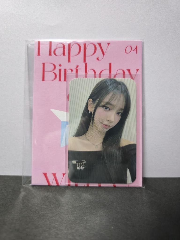 [USED] Aespa Karina Birthday Brooch Trading Card
