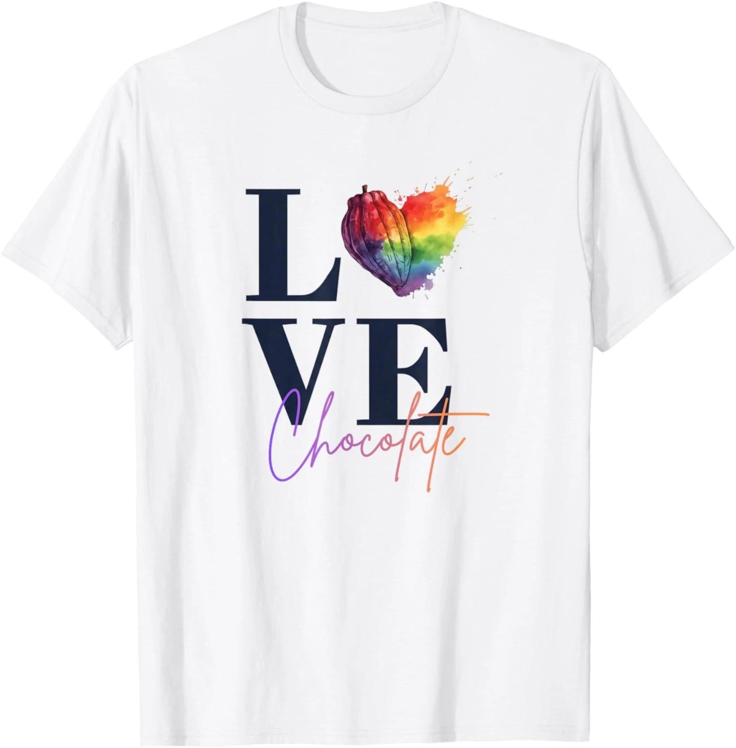 

Love Chocolate Cocoa Pod Heart Foodies T-Shirt M