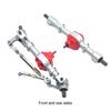 Aluminum Alloy Complete Front Rear Axle For 1/12 MN D90 RC Car Part RC Car Accessories Replacement Parts RC Upgrade Part