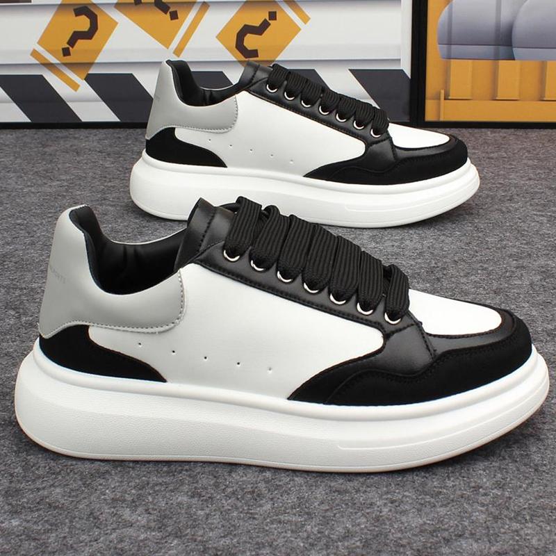 2024 Herbst Farbpassende Weiße Schuhe Sport Tennisschuhe Paare Freizeitschuhe Dicke Sohle Sneaker