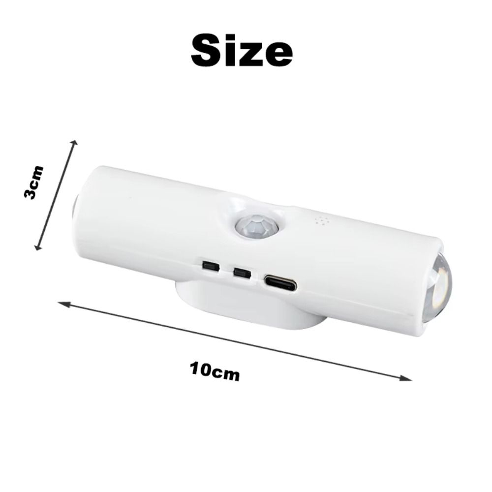 LED Motion Sensor Night Light 3-7 Colors Changing Cabinet Decorative Light Rechargeable Wall Lamp Bedside Bedroom Night Light