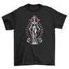 Gothic_19 Statue of Guadalupe T-shirt - Divine and Darkly Hilarious! Unisex Prin
