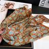 70*70cm Paisley Print Handkerchief Soft Satin Hijab Scarf For Women Bandana Head Hair Scarves Square Hairband Neck Scarfs Ladies