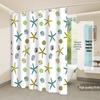 LIEI Waterproof PEVA Shower Curtain