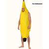 1 szt. Unisex Banan - Kostium Owocowy Poliestrowy Całe Ciało, Pasuje do Większości Rozmiarów! Idealne Na Halloween, Boże Narodzenie, Święto Plonów I Imprezy | Lekkie