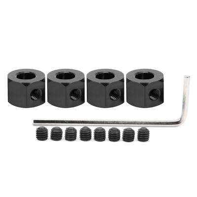5mm bis 12mm Aluminiumlegierung Verlängerungsadapter Hub Combiner Koppler für WPL D12 RC TruckBlack