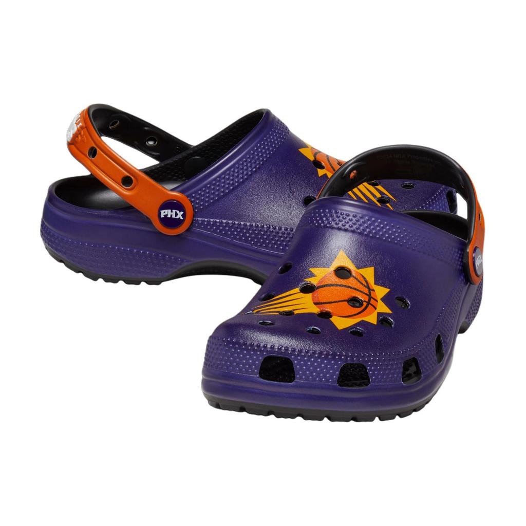 Crocs NBA Phoenix Suns X EVA Round Toe Slip-On Comfortable Casual Clogs Unisex Clogs Purple 209439-001