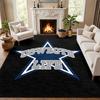 Dallas Cowboys Carpet Door Mat for Living Room or Bedroom Protective Mat Under Chair Office Decoration Christmas Gift Birthday Present