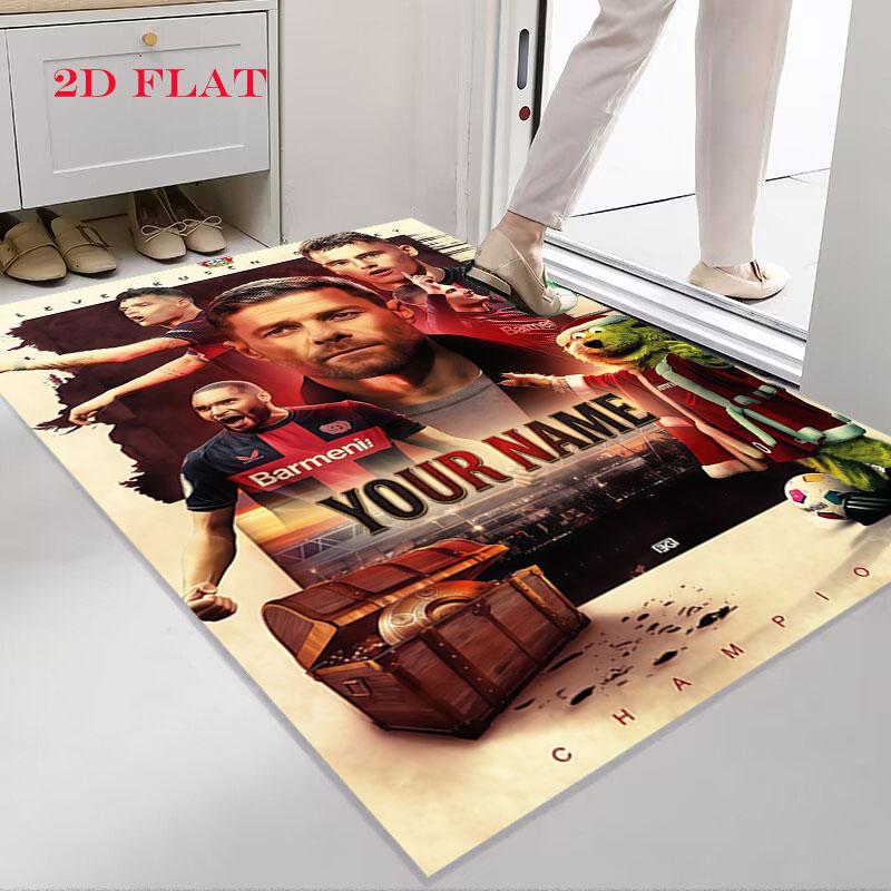 Custom Bayer Leverkusen Carpet Rug for Living Room Bedroom Home Sofa Decoration,Kids play Nonslip Floor Mat