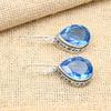 Tanzanite Gemstone 925 Sterling Silver Jewelry Handmade Earrings For Wedding Gift