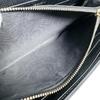 Saint Laurent Cassandra Button Type Long Wallet Purse Leather Black Unisex Used