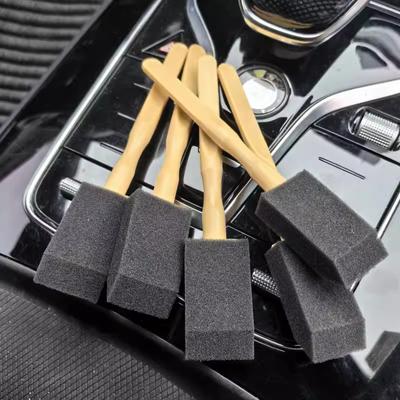Car Air Outlet Sponge Cleaning Brush Interior Detailing Dust Removal Brushes Conditioner Grille Cleaner Brush Auto Accessories