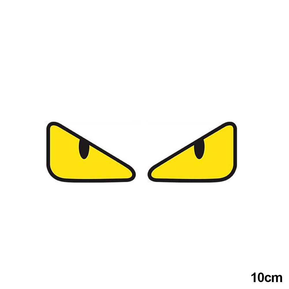 2Pcs Motorcycle Devil Eye Sticker Waterproof Helmet Sticker for Motorbike Car Window Body Decoration Stickers Decals Vinyl