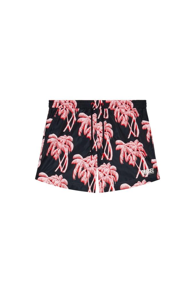 Diesel Men's Beachwear BMBX-RIO-41-ZIP A134750QIAX L Black E6785