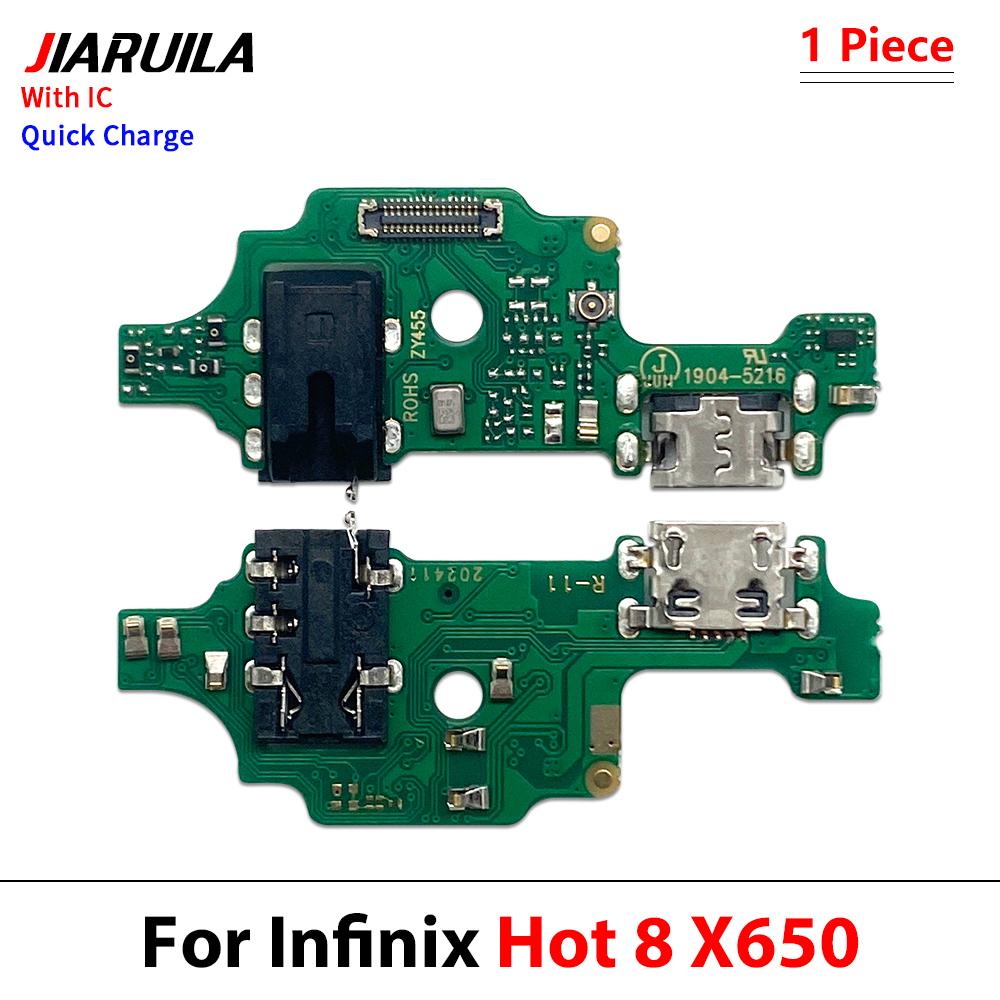11Pcs Charging Port Flex Cable For Infinix Hot 6 Hot 11i Spark 7 Pro Tecno Pop 1 Plus USB Charger Dock Connector With Microphone