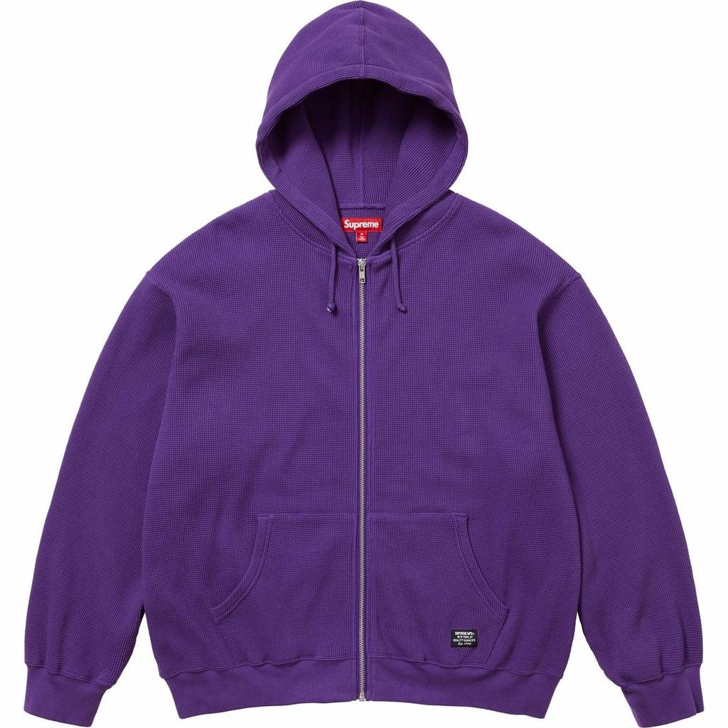 Supreme Kapüşonlu Fermuarlı Termal Unisex SUP-SS25-126
