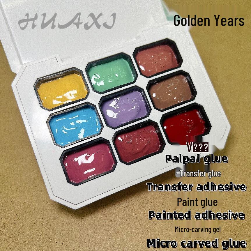 Pat-Pat Gel: New Wash-Free Gradient Nail Gel, 9 Whitening Colors