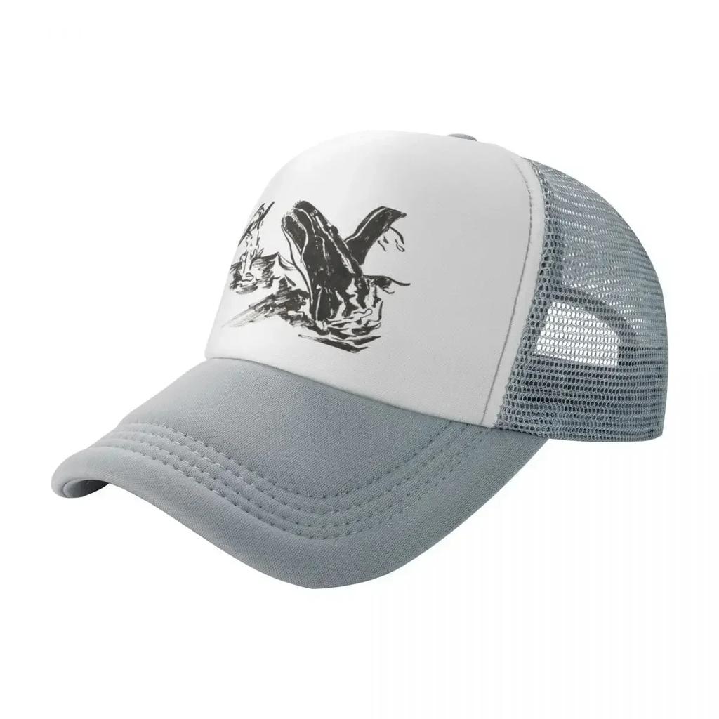 mosasaurus and ichthyosaurus Baseball Cap summer hat Adjustable Trucker Cap Ball Cap fashionable Unisexs Hats Womens