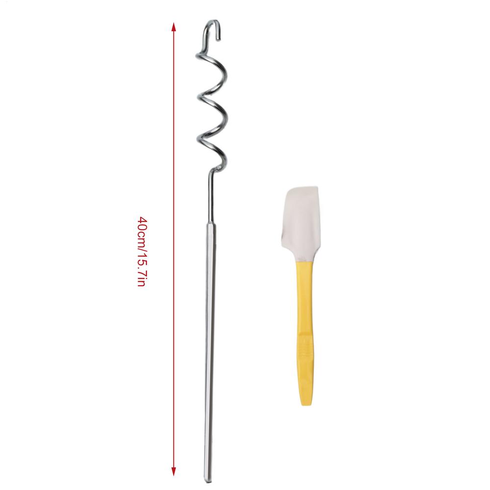 Nut Butter Stirrer Stainless Steel Fast Mixing Stirrer Handheld Honey Sauces Stirrer Multifunctional Household Kitchen Gadget