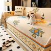 Ins Wind Schnee Neil Sofabezug Stoffhandtuch einteiliges Sofa All-Inclusive Universal gerade Reihe Sofa Staubschutz Tuchdecke